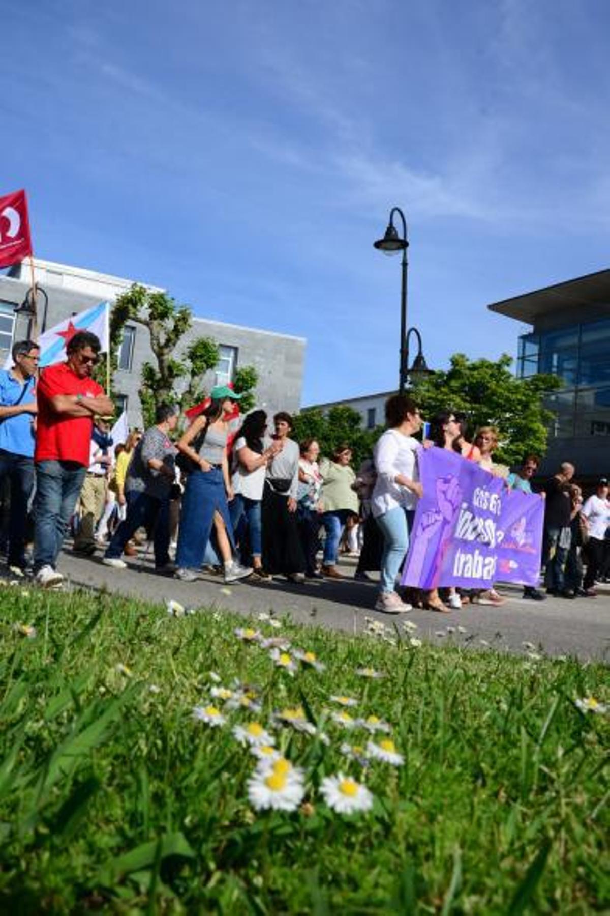 El sol marcó la tarde reivindicativa. |   // GONZALO NÚÑEZ
