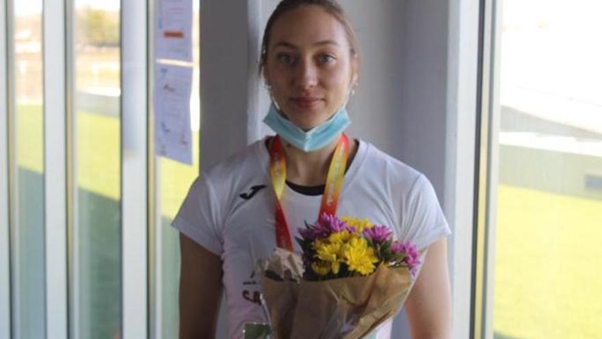 Ana María Chacón, plata en pértiga en el Campeonato de España de atletismo