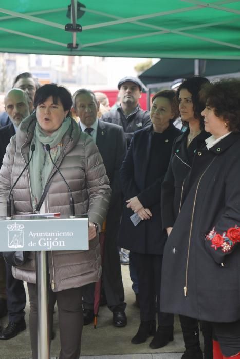 Inauguración del parque José Antonio Roncero en Gijón