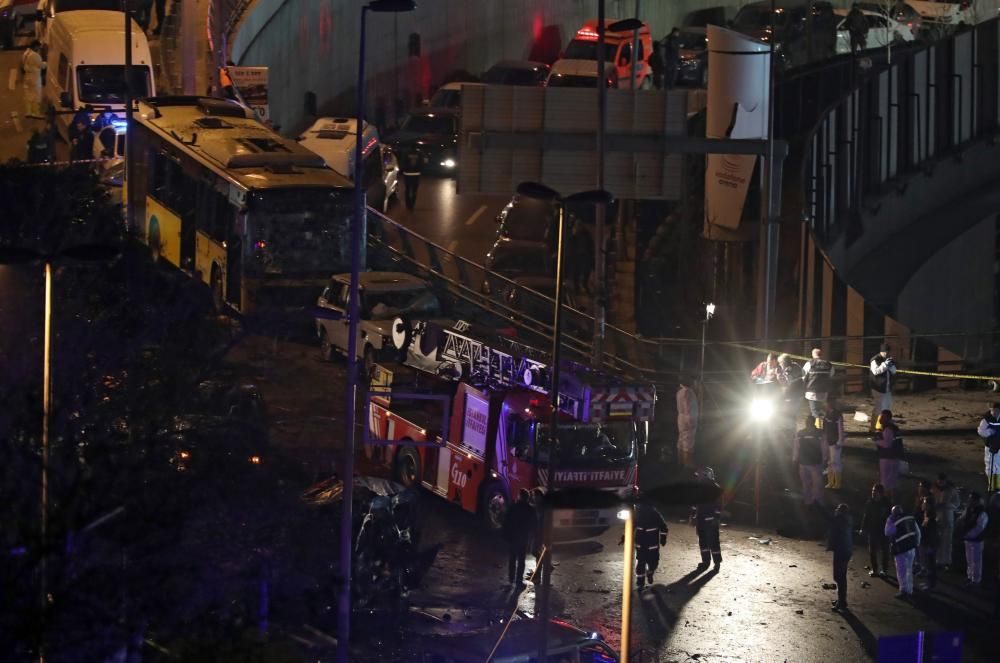 Atentado en el estadio del Besiktas de Estambul