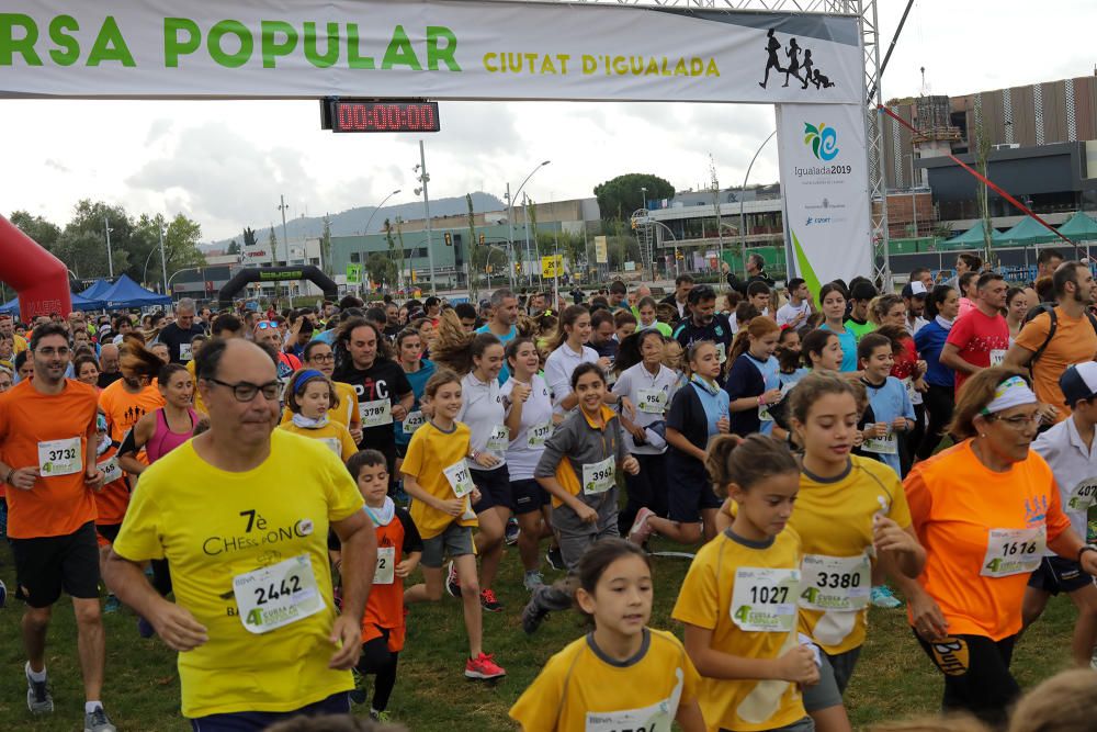 Més de dos mil participants a la 41a Cursa Popular d'Igualada