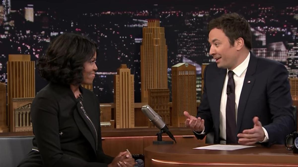 Michelle Obama en el Show de Jimmy Fallon