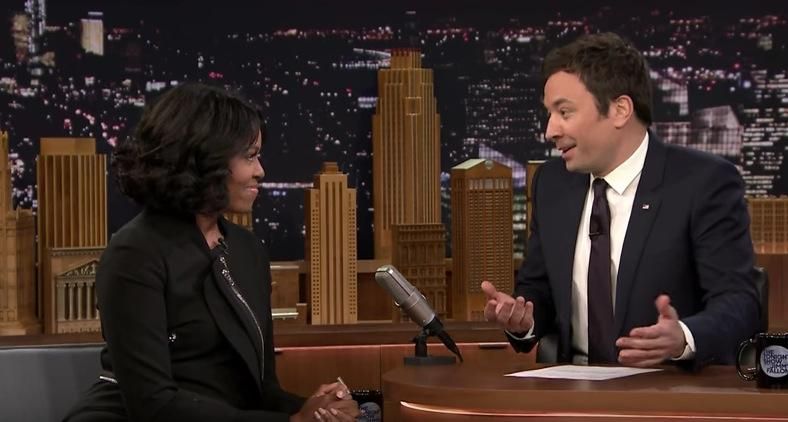 Michelle Obama en el Show de Jimmy Fallon