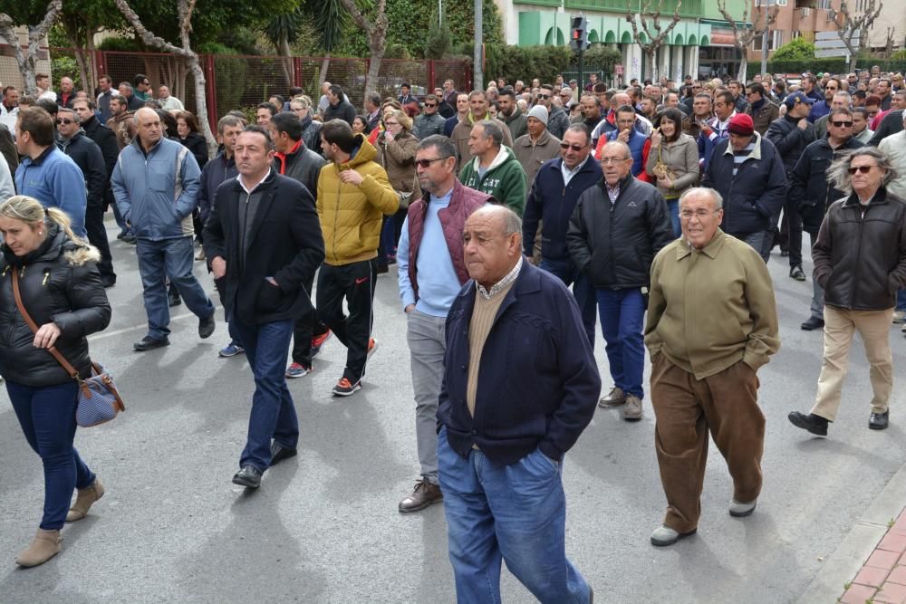 Manifestación en Murcia de los agricultores