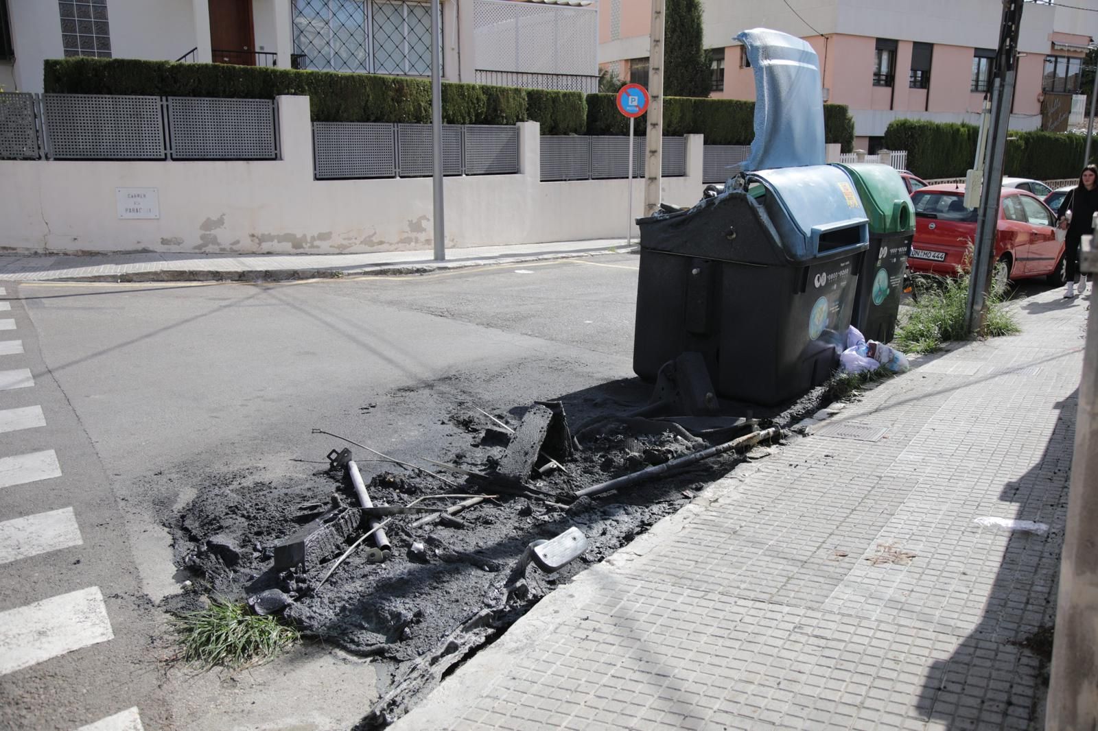 Nueva oleada de incendios en contenedores de Palma