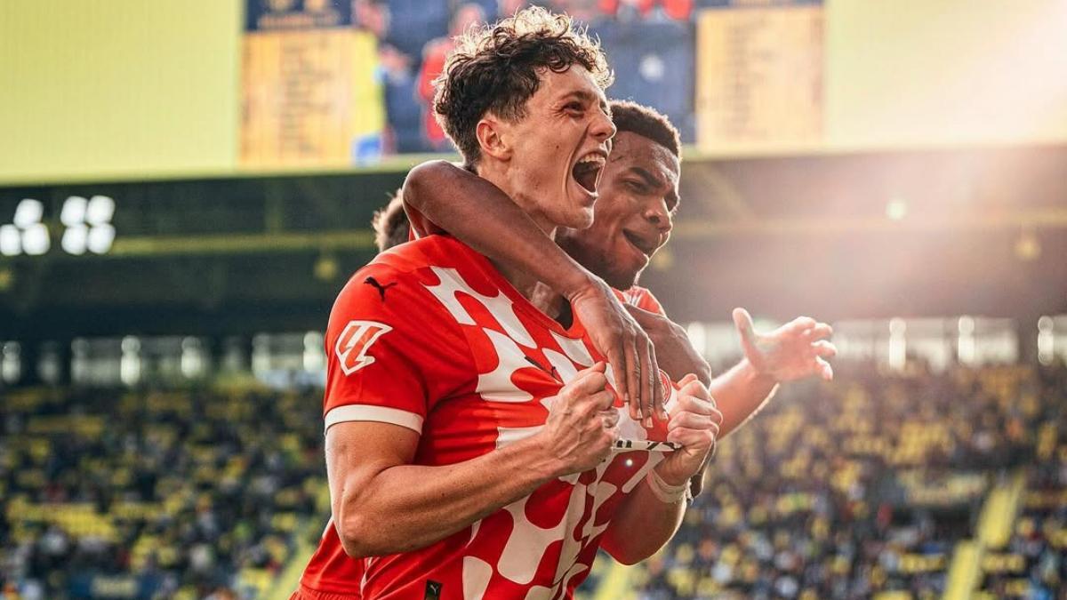 Krejci anotó el tanto del empate del Girona en La Cerámica