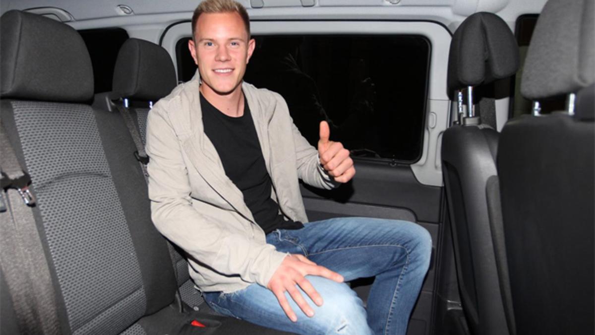 Ter Stegen mantiene una excelente relación con el Barça