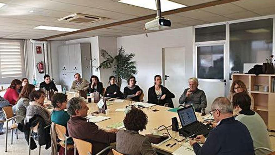 La reunió celebrada per les entitats gironines i lleidatanes.