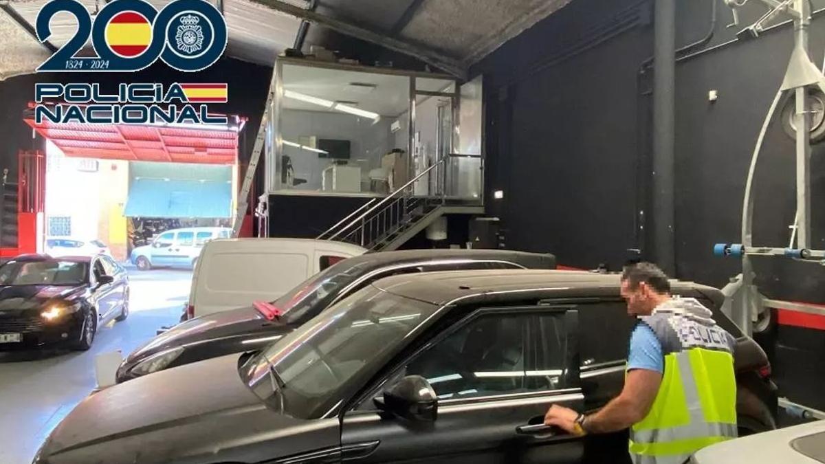 Nave en la que el clan de Málaga distribuían drogas.