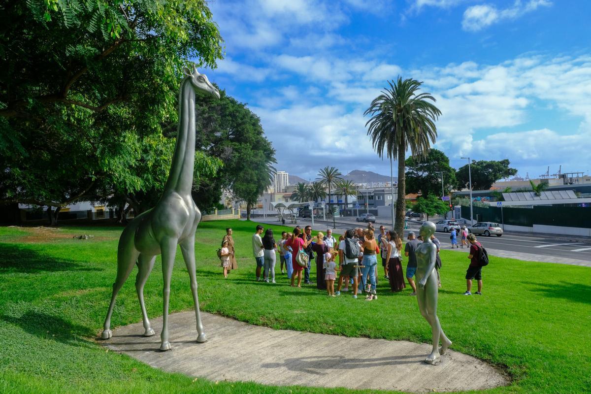 Actividad familiar en busca de los animales escondidos en Las Palmas de Gran Canaria