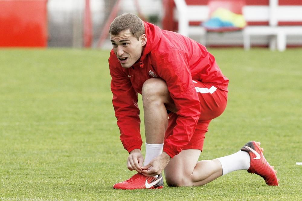 Entrenamiento del Sporting