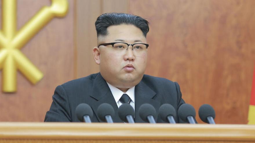 Kim Jong-un pronuncia su discurso de Año Nuevo este domingo.