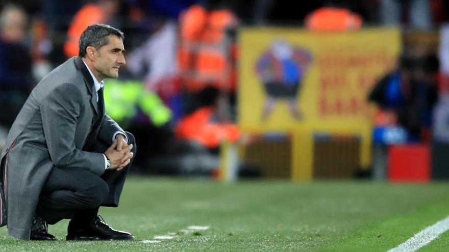 Ernesto Valverde a Anfield.