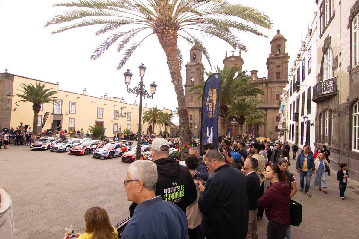 Santa Ana, salida Rally Islas Canarias