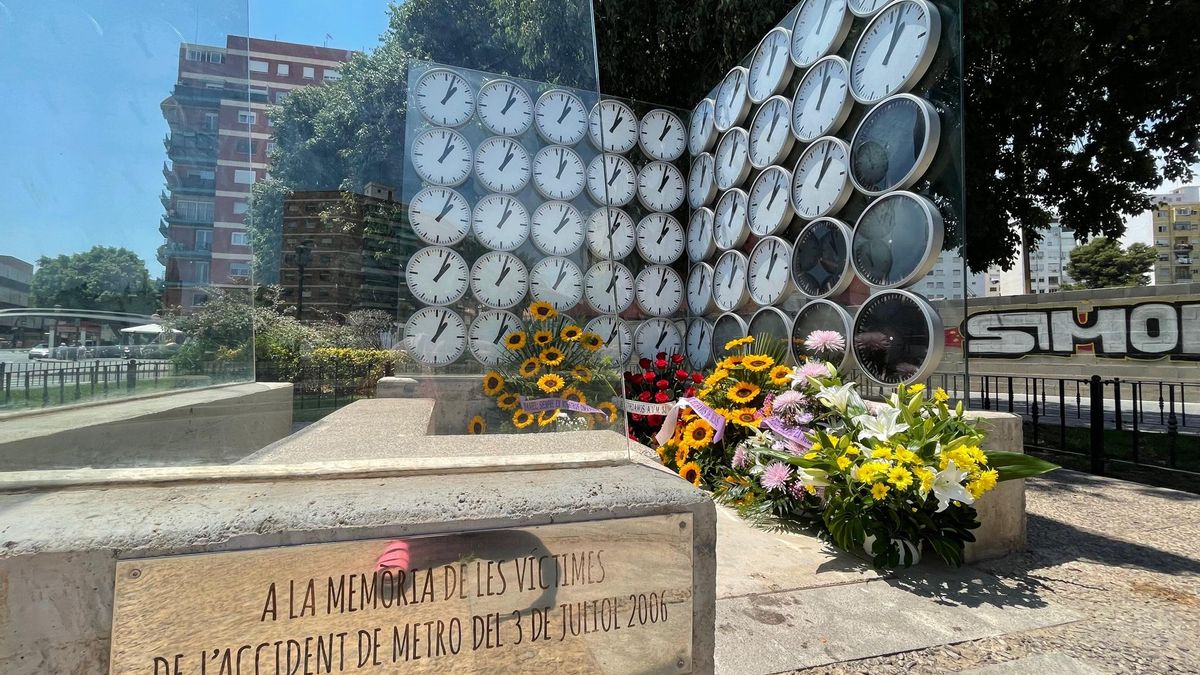 Monument a les víctimes del metro en una imatge d’arxiu