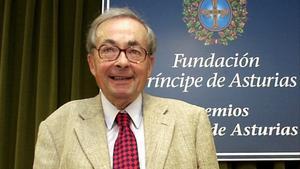 George Steiner, en el 2001, cuando recibió el Premio Príncipe de Asturias de Comunicación y Humanidades. 