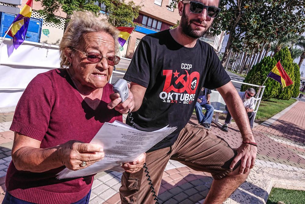 Homenaje republicano a Miguel Hernández en Orihuel