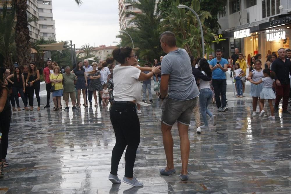 Taller de salsa en la Feria de Murcia