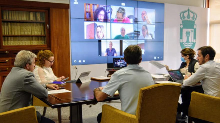 Teletrabajo en el Cabildo de La Palma.