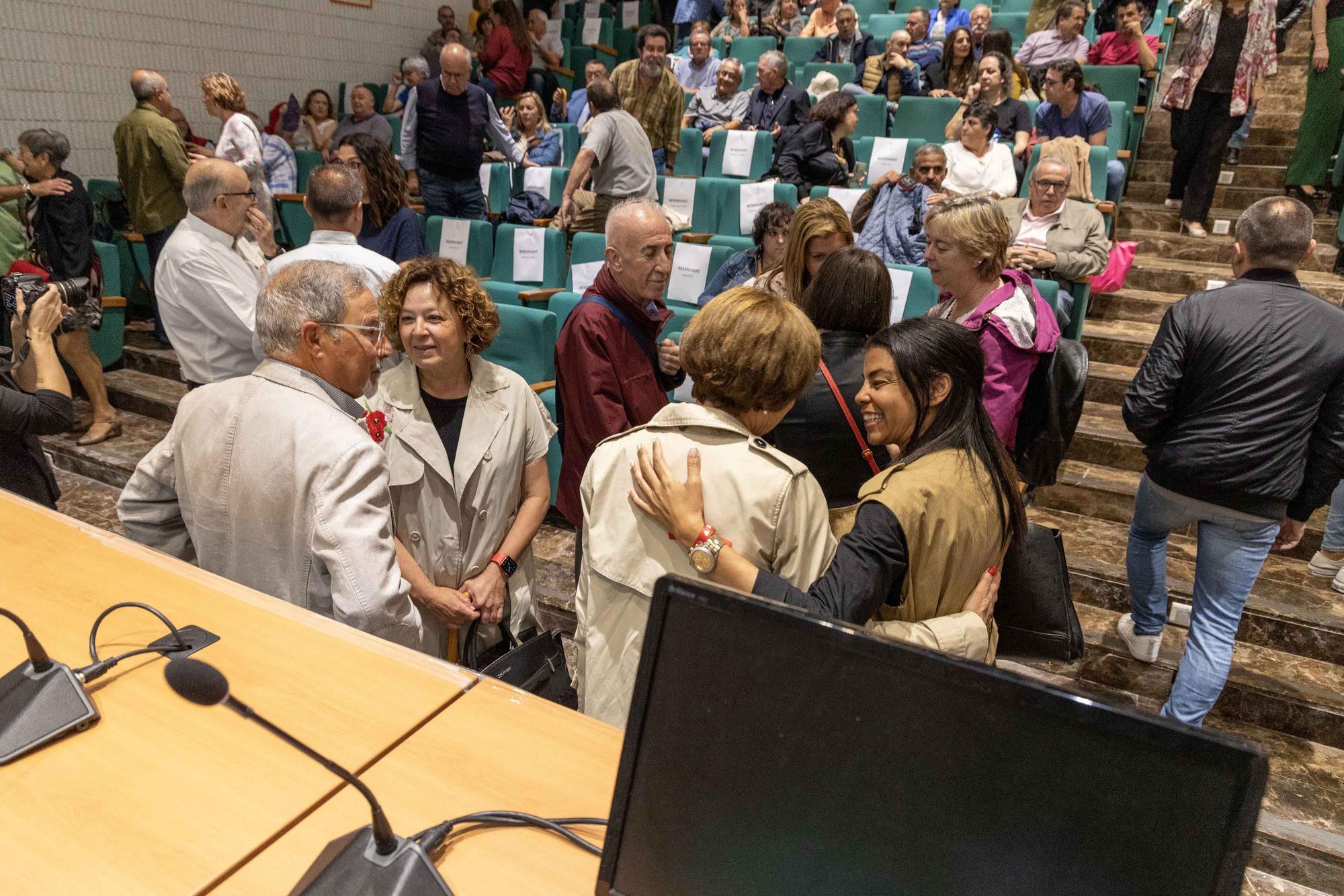 Homenaje en memoria del sindicalista y presidente de CCOO l’Alacantí-les Marines José de la Casa