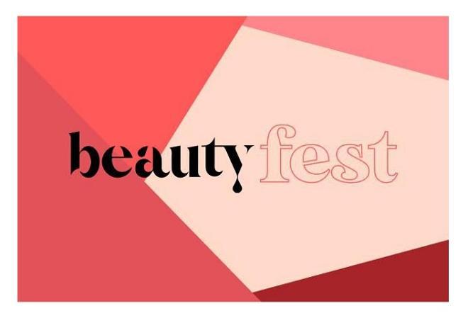 Cartel del festival de belleza que no te puedes perder