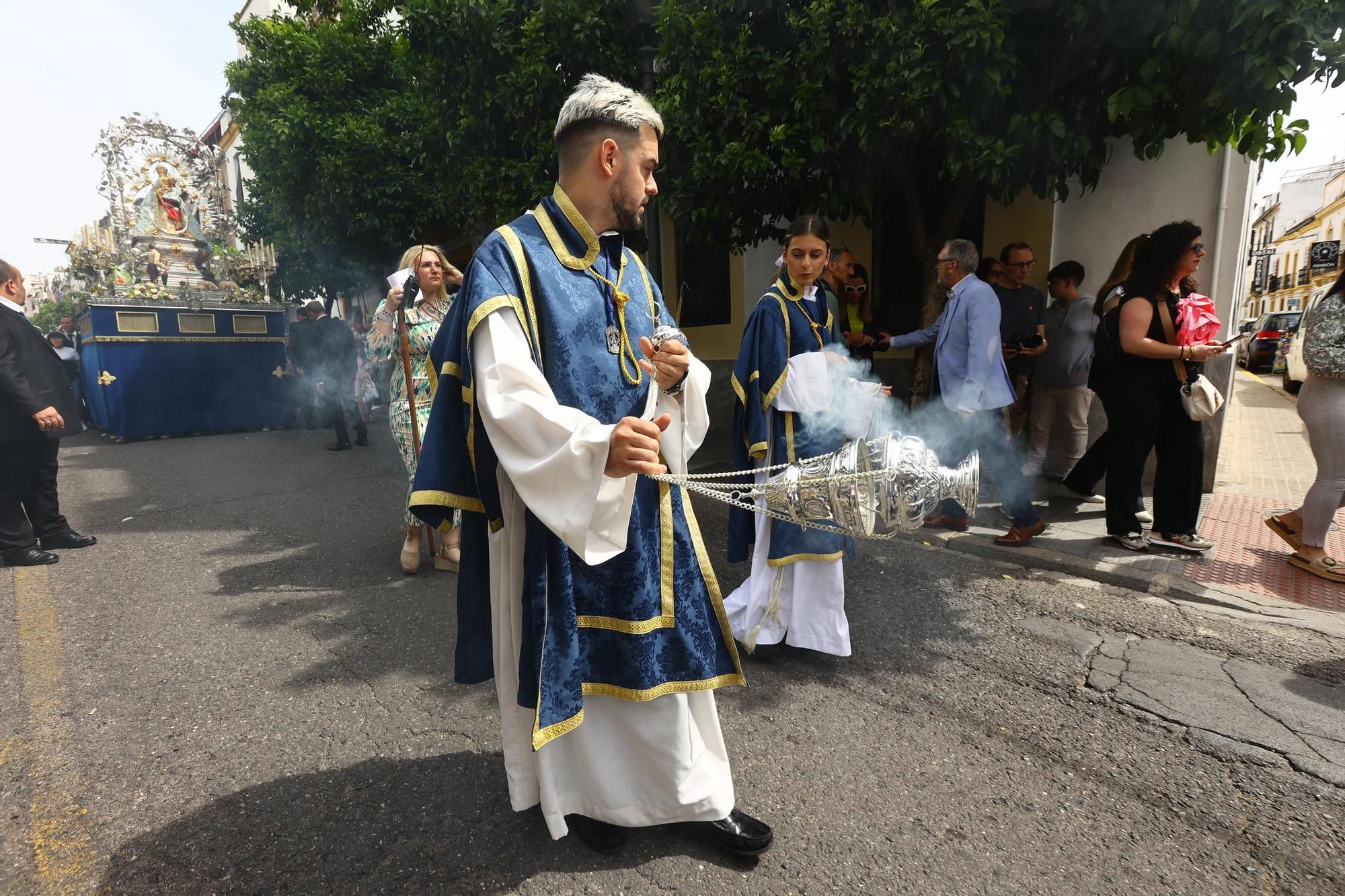La Virgen de la Cabeza llega a la Catedral en su procesión