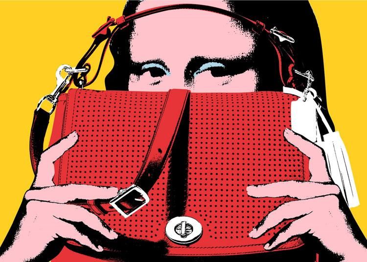 Gioconda, arte, Coach, bolso, campaña, Leonardo Da Vinci, pop, color, moda, primavera, campaña