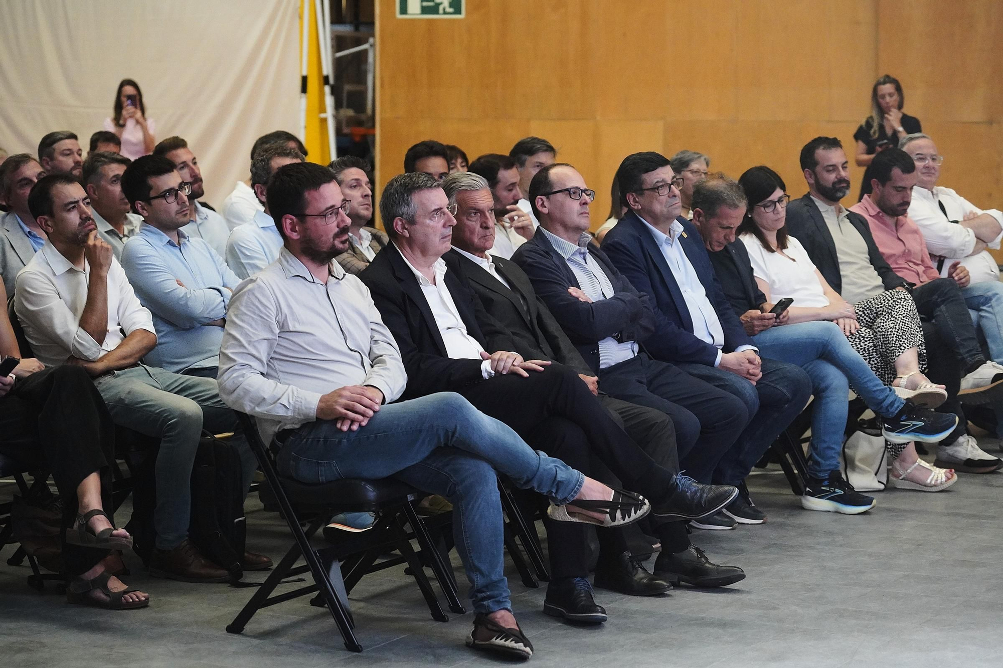 Les fotos de l'anunci de la fusió entre l'Uni i el Bàsquet Girona