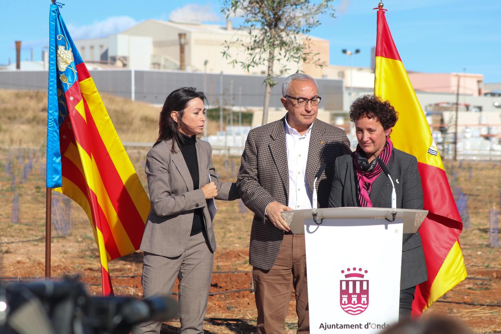 La inauguración del bosque olímpico de Onda, en imágenes