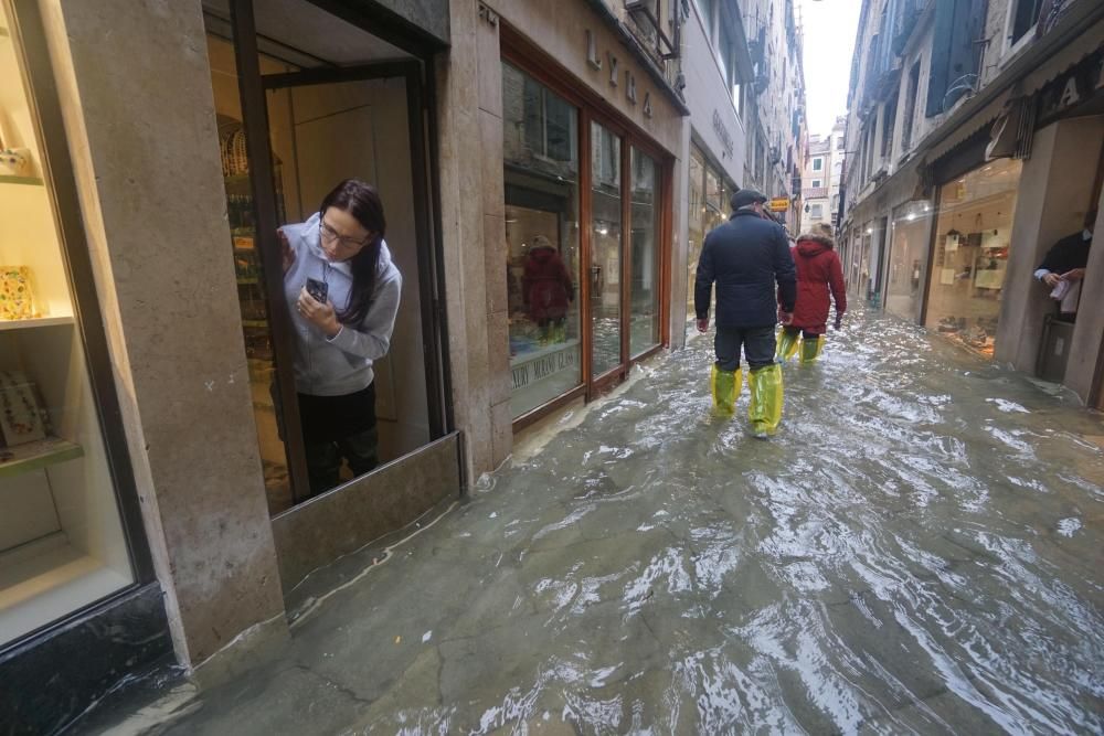 Graves inundaciones en Venecia