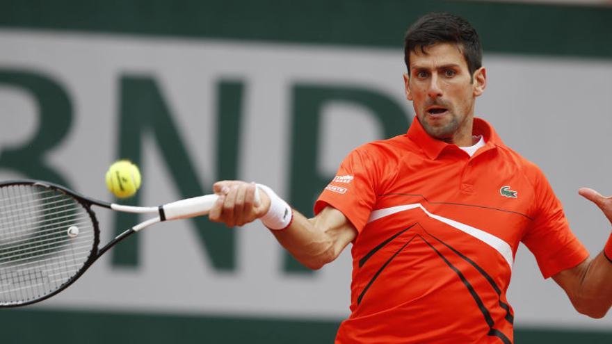 Novak Djokovic , en Roland Garros