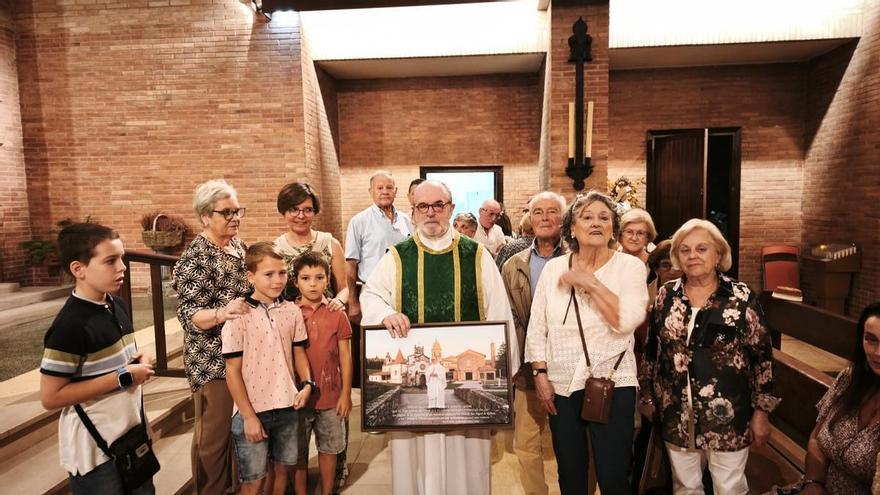 Cariñosa despedida al sacerdote Vicente Pañeda en Piedras Blancas