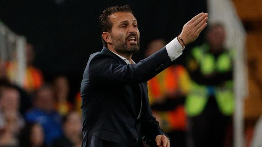 Rubén Baraja, entrenador del Valencia