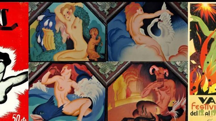 Las pinturas del palacio de santángel: ¿renau o monleón?