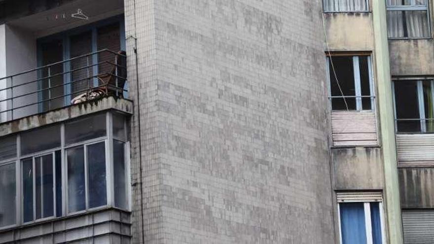 Un edificio en Gijón.