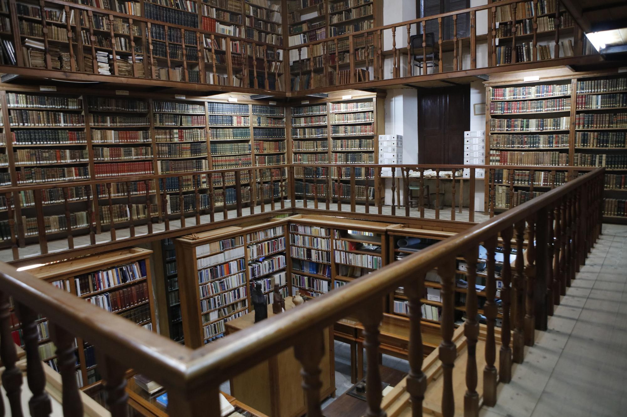 Die Bibliothek im Kloster La Real in Palma.