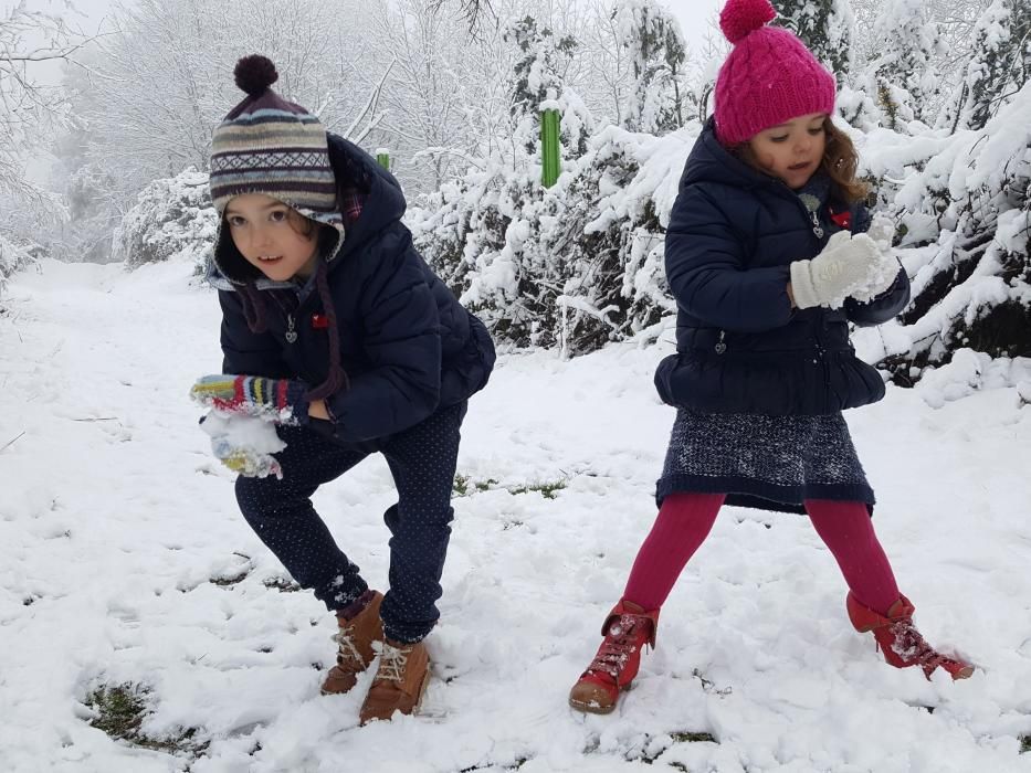 Temporal de nieve en Galicia