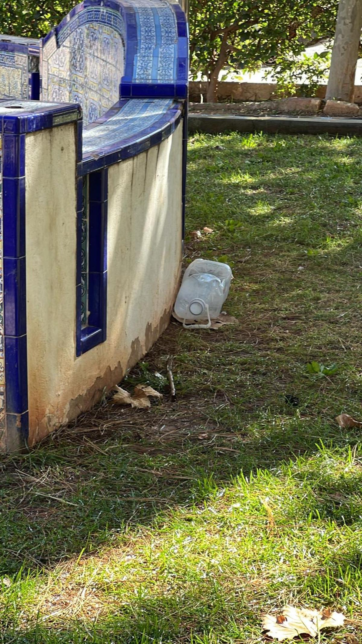 Fotogalería I Las palomas y tórtolas 'toman' el emblemático jardín de Sant Pasqual de Vila-real