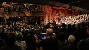 Final del concierto de Sant Esteve en el Palau de la Música.