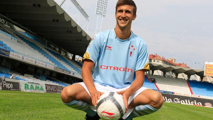 Oier, jugador del Celta // RICARDO GROBAS