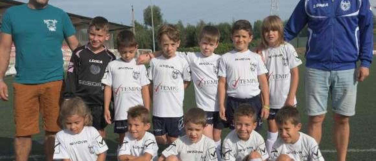 Los prebenjamines del Candeán. E. A.