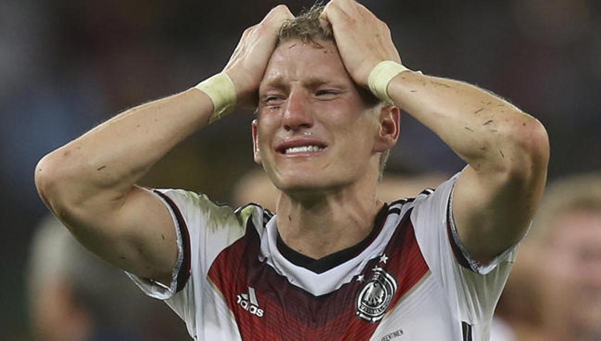 El centrocampista alemán Bastian Schweinsteiger