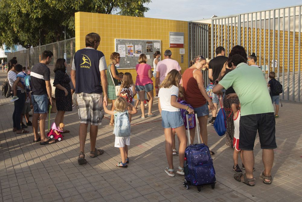 Vuelta al cole en el CEIP Les Palmeres de Canet d'En Berenguer