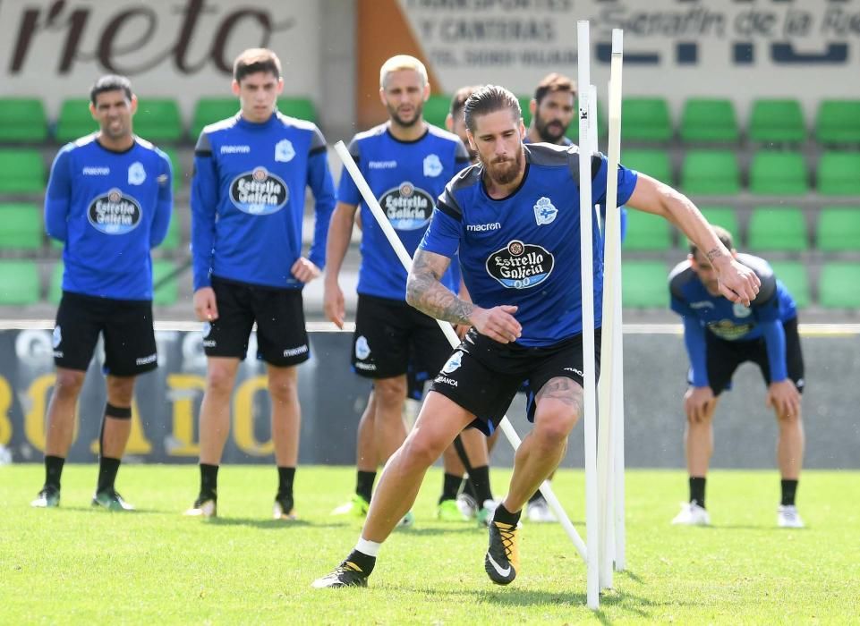 Entrenamiento del Deportivo en Vilalba 8 de agosto