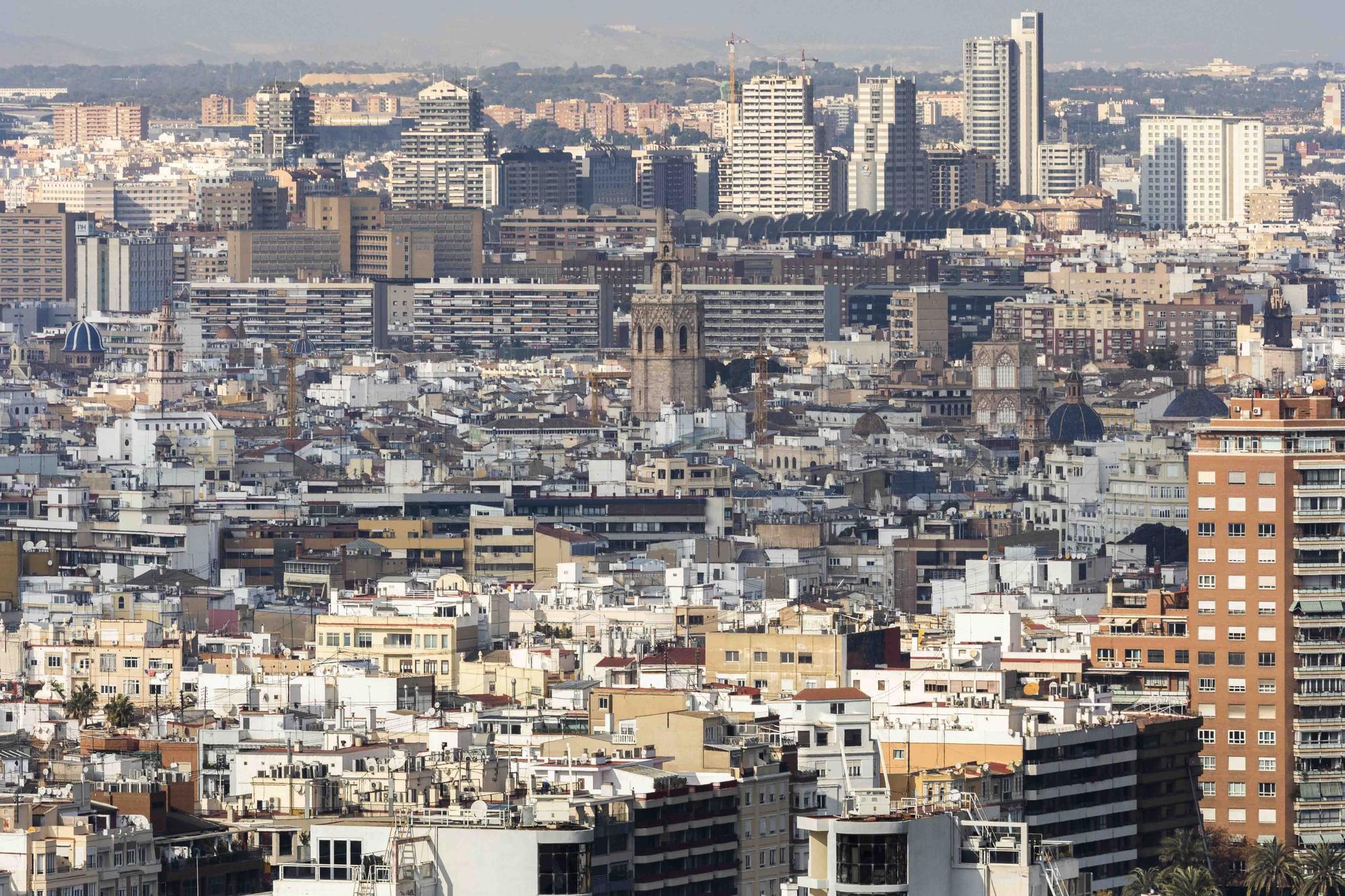València a vista de pájaro: desde la Torre de Francia