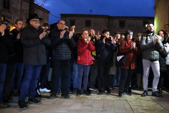 Concentracions a Verges i Celrà en protesta per les detencions