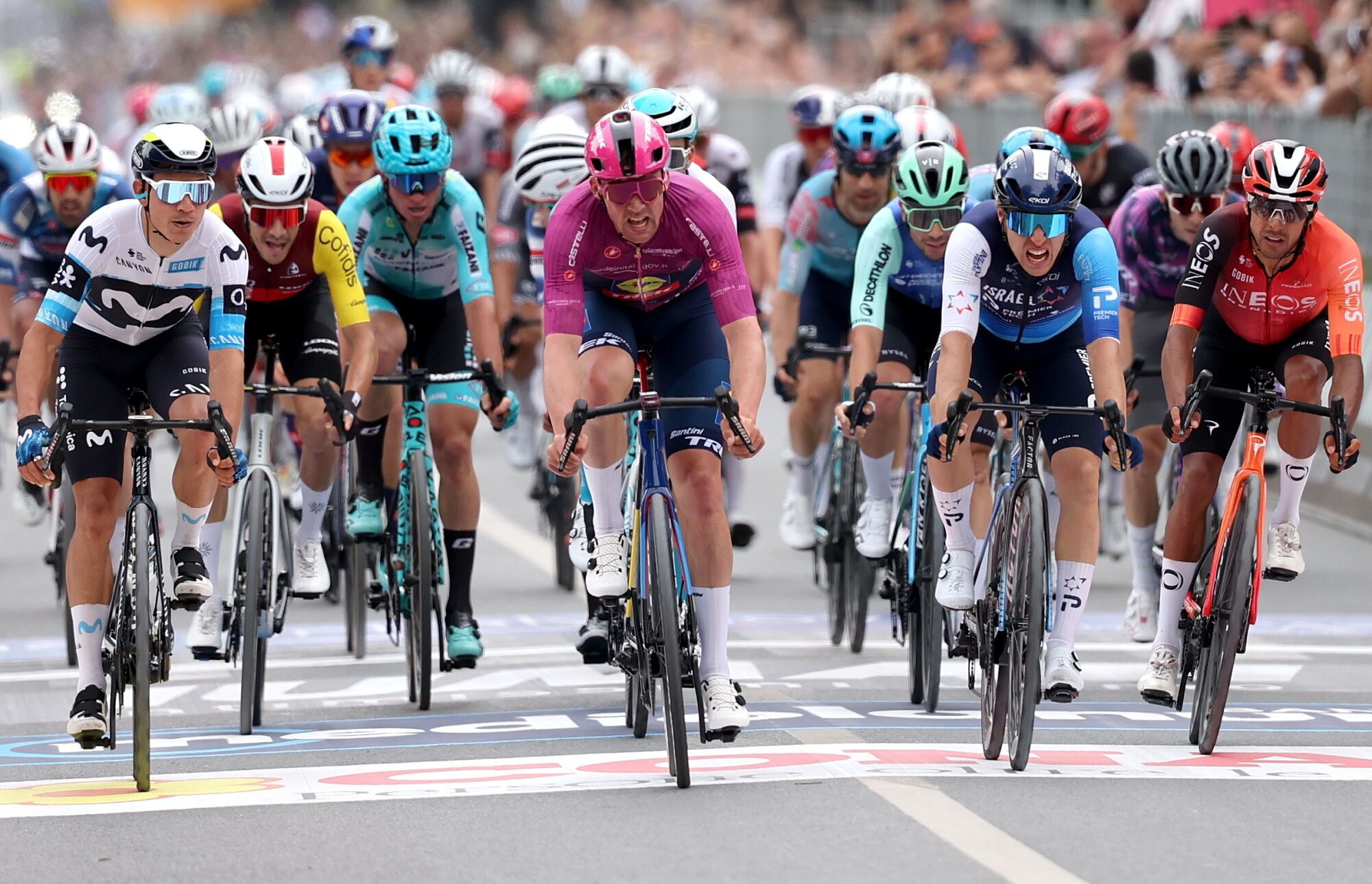 La etapa 3 del Giro de Italia, en imágenes
