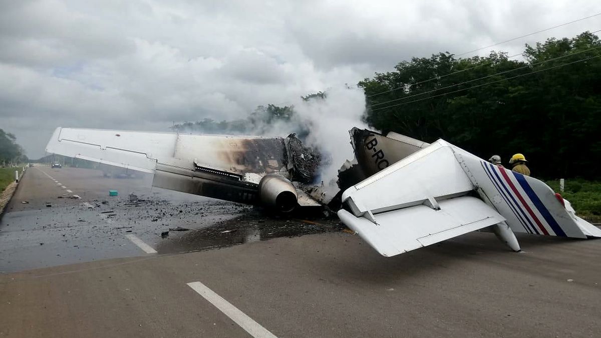 Un accidente de avioneta, en imagen de archivo.