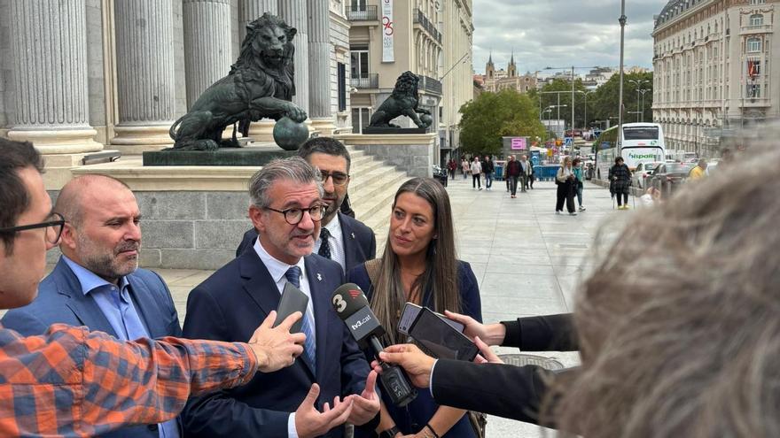 Encuentro con el Secretario de Estado de Justicia con la Diputada Míriam Nogueras, del Grupo Parlamentario de Junts per Catalunya en Madrid