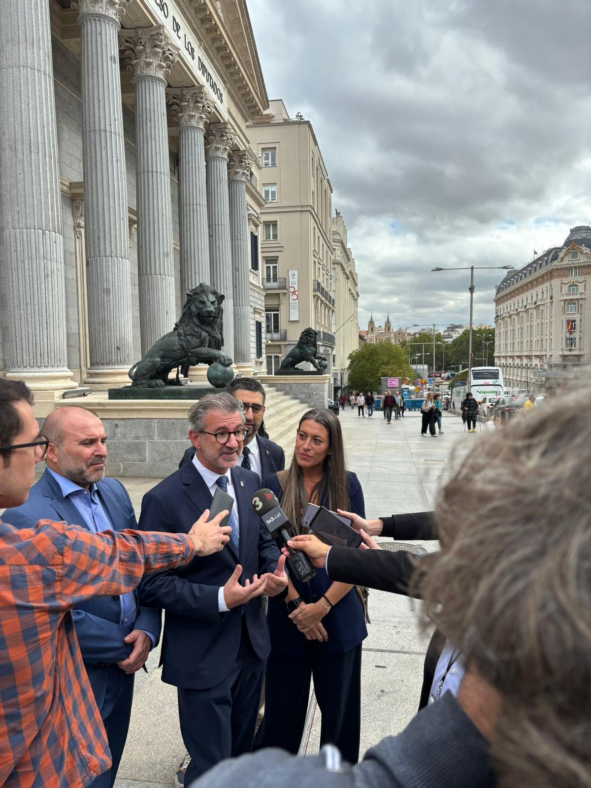 Encuentro con el Secretario de Estado de Justicia con la Diputada Míriam Nogueras, del Grupo Parlamentario de Junts per Catalunya en Madrid